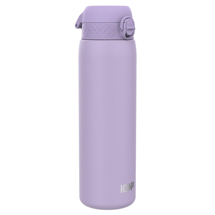 ION8 1 Liter Leicht Edelstahl Trinkflasche, Nicht Isoliert, Auslaufsicher, Einhandöffnung, Sichere V