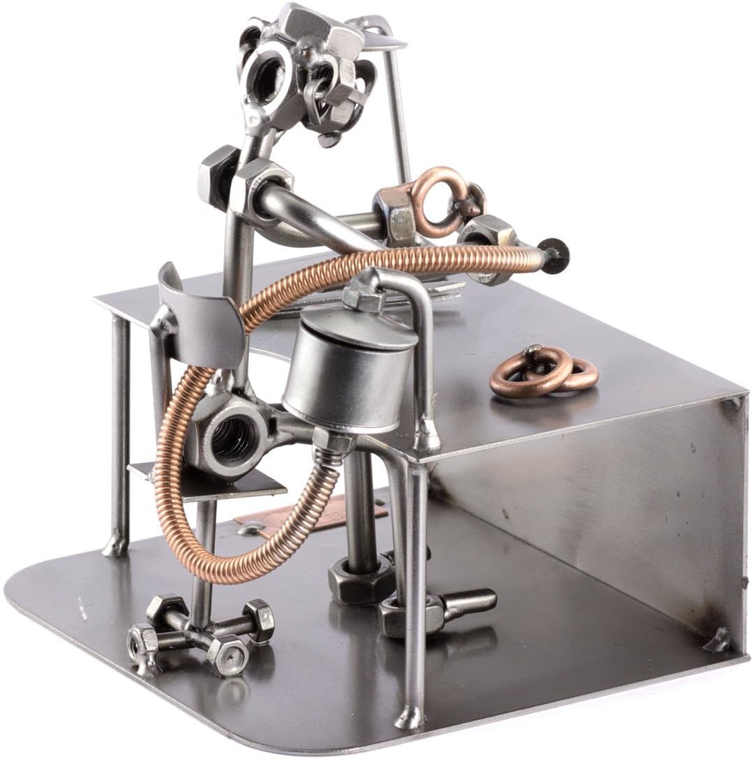 Steelman24 I Schraubenmännchen Goldschmied I Made in Germany I Handarbeit I Geschenkidee I Stahlfigu