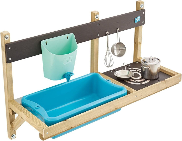 TP Toys 297 Kitchen Holz Deluxe Mud Küche Spielhaus Zubehör, grün, 36 x 81 x 56 cm Einzelbett, Einze