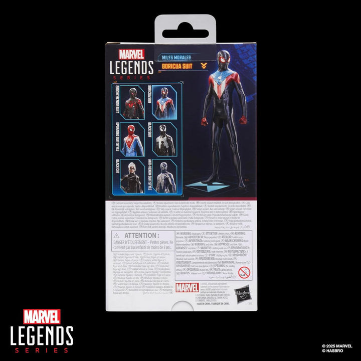 Marvel Legends Series Gamerverse Miles Morales Boricua-Anzug Spider-Man Action-Figur, Miles Morales
