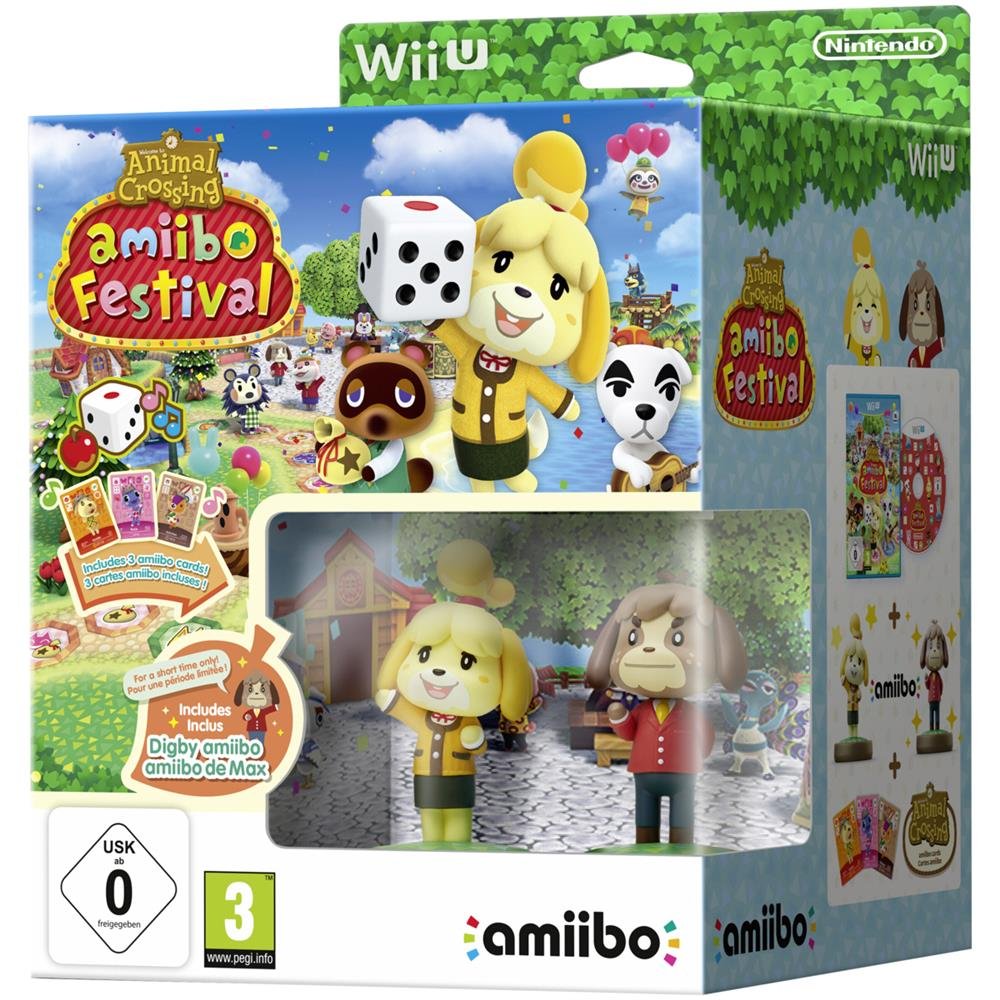 Animal Crossing: amiibo Festival + 2 amiibo-Figuren + 3 amiibo-Karten - [Wii U] Single, Single