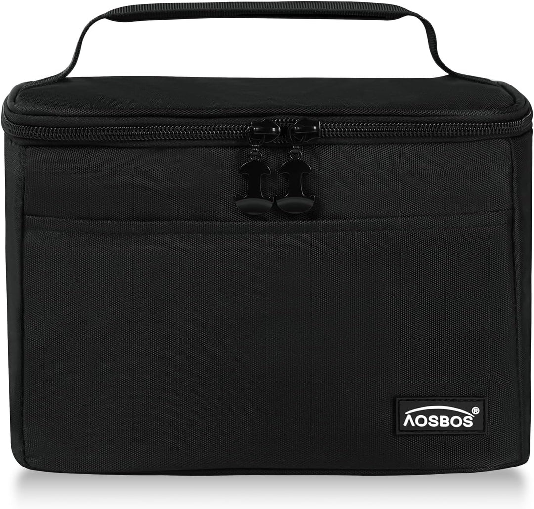 Kühltasche Klein Leicht Lunch Tasche Isoliertasche zur Arbeit Schule Faltbar Wasserdicht Lunchbag Re