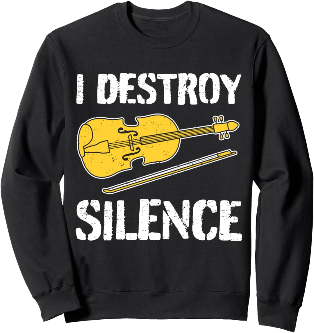 Violine Geigenspielerin Spruch Geige Sweatshirt
