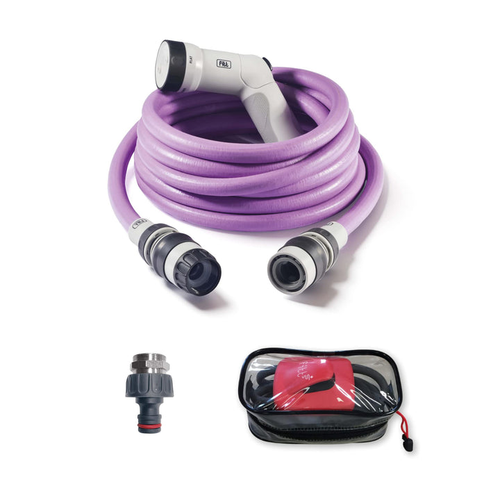 FITT IKON Plus - Garten Wasserschlauch mit Zubehör (Lavanda, 15 m), Lavanda