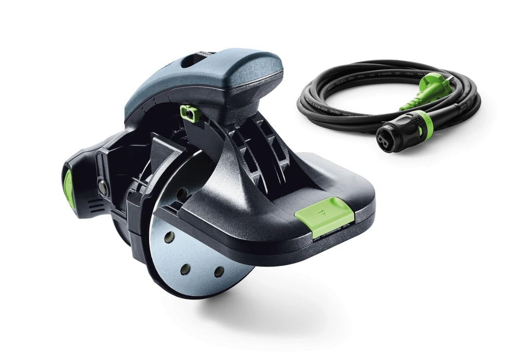 Festool Kantenschleifer ES-ETS 125 REQ-Plus (mit Ansetzhilfe, Schleifteller, Longlife-Staubfangbeute