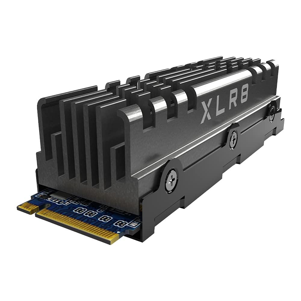 PNY XLR8 CS3040 M.2 NVMe Gen4 x4 Internal Solid State Drive (SSD) mit Heatsink 2TB, Lesegeschwindigk