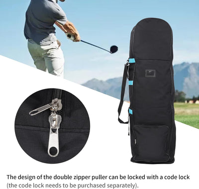 VGEBY Golf Travel Package Set Golf Reisetasche mit Rollen Faltbare 600D Oxford Golf Aviation Bag Clu