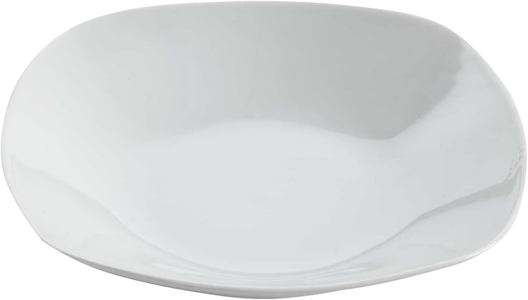 Suppenteller Tiefteller Salatteller - Porzellan - Weiss - 22 cm - 12er Set