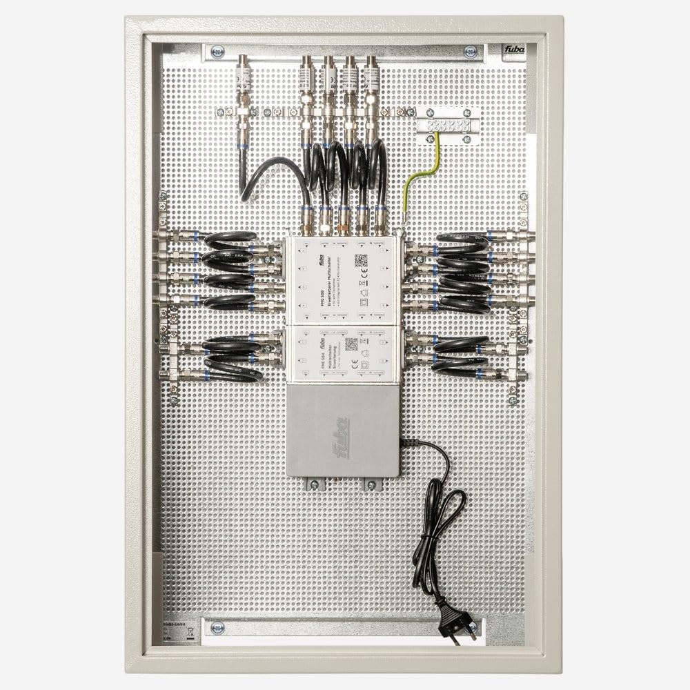 Fuba FMP 512 SL Multischalter-Paneel | Multischalter 12 Teilnehmer, EIN Satellit, komplett vormontie