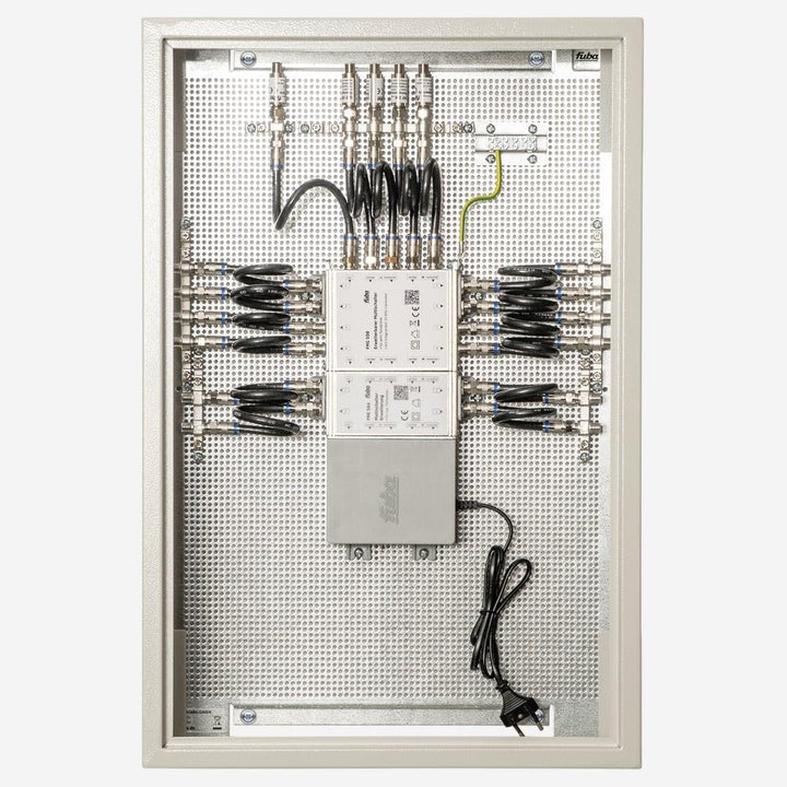 Fuba FMP 512 SL Multischalter-Paneel | Multischalter 12 Teilnehmer, EIN Satellit, komplett vormontie