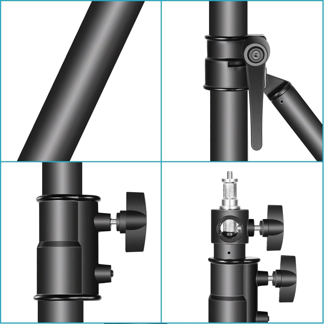 NEEWER Wandmontage Boom Arm mit Dreieck Basis für Fotografie Studio Video Stroboskop Licht Monolight