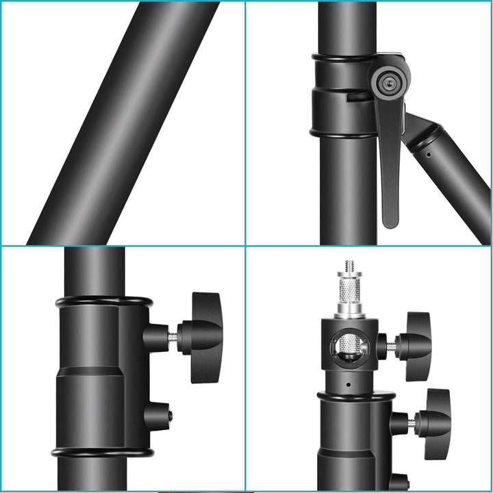 NEEWER Wandmontage Boom Arm mit Dreieck Basis für Fotografie Studio Video Stroboskop Licht Monolight