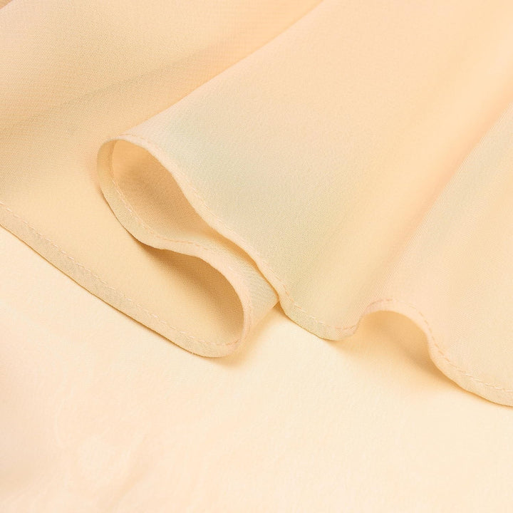 Bolerose weich Hochzeit Umhängetuch Abend Durchsichtiges Chiffon Überwurf Umhang Schultertuch Champa