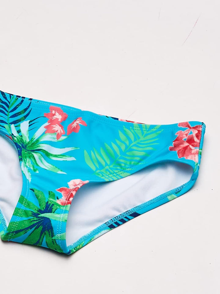 Kanu Surf Mädchen Bikini-Set 5 Leonie Floral Aqua, 5 Leonie Floral Aqua