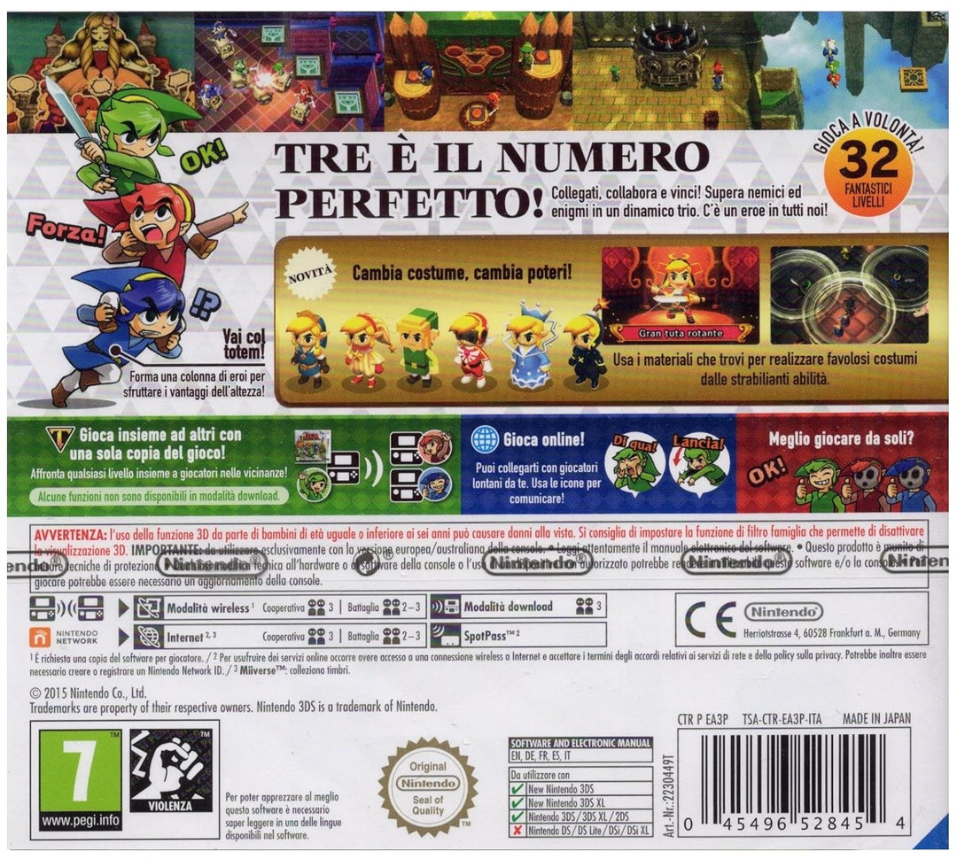 The Legend Of Zelda Tri Force Heroes (Nintendo 3DS) [UK IMPORT]