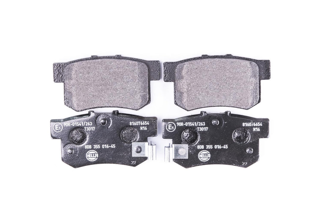 HELLA PAGID 8DB 355 016-451 Bremsbelagsatz - T3017 - Dicke/Stärke: 14.6mm - Bremssystem: Akebono - m