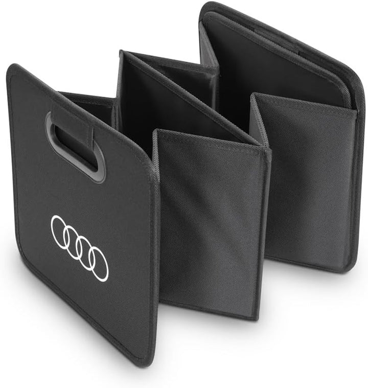 Audi 3292600400 Faltbox Tasche Kühltasche Transport Faltschachtel Kofferraumbox, schwarz, mit Audi R
