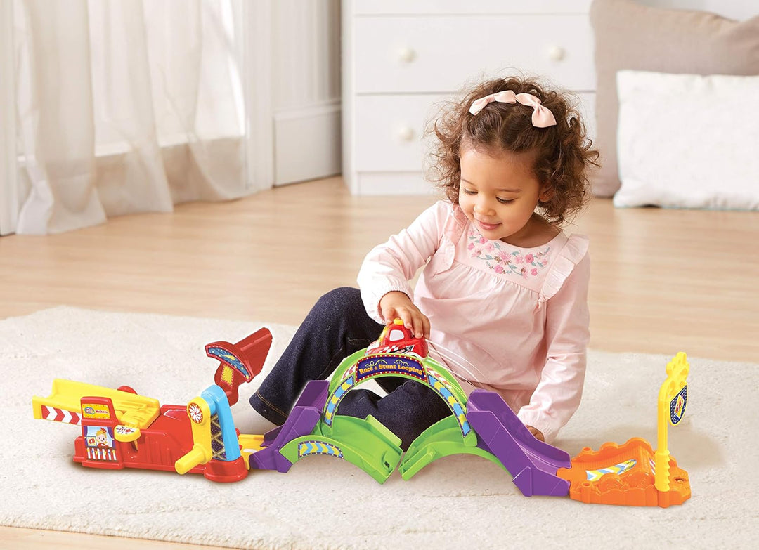 VTech - TUT TUT TUT Autos - Race & Stunt Looping - Inklusive Sven Stunt Auto - Lernspielzeug - Robus