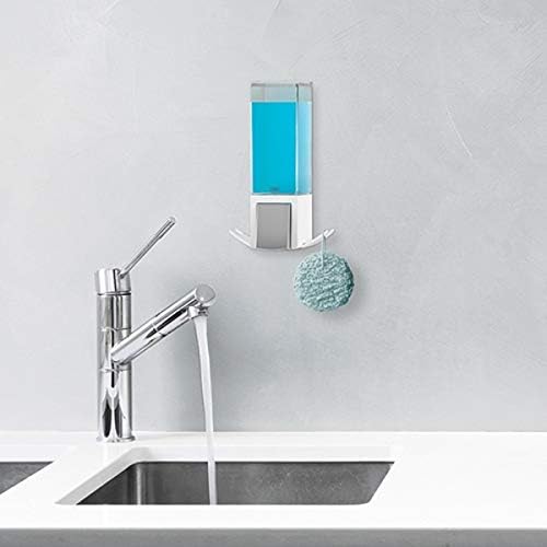 Better Living Products Clever Seifenspender, Flüssigseifenspender, 1 x 502,7 ml, weiss, 12,4 x 8,9 x