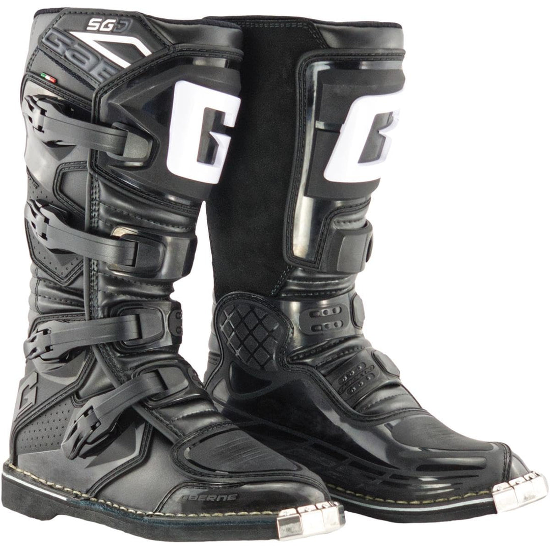 Gaerne Kids Motocross-Stiefel SG-J Schwarz Schwarz 38 EU, Schwarz 38 EU