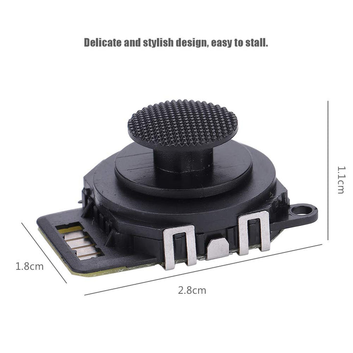 CHEOTIME 2 Stück 3D Button Joystick, Analoger 3D-Tasten-Joystick Für Psp 2000, Switch Ersatz Wireles