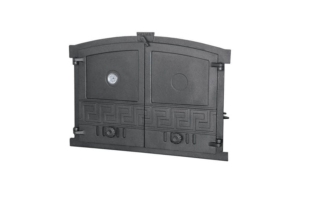 Sellon24® Ofentür aus Gusseisen Backofentür Steinofentür Pizzaofen 600x430
