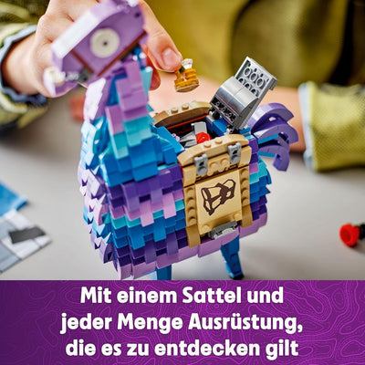 LEGO Fortnite Vorratslama, Spielzeug zum Videospiel, Lama Figur zum Spielen und Ausstellen, Geschenk