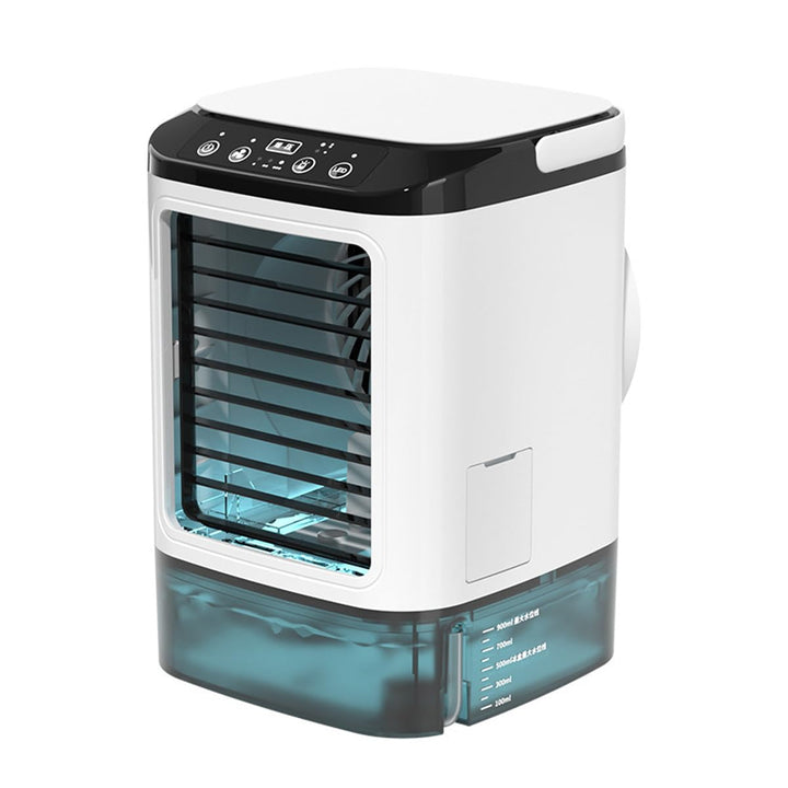 Luftkühler, tragbarer Mini-Klimaanlagen-Ventilator, geräuschloser Verdunstungs-Luftbefeuchter, Klima