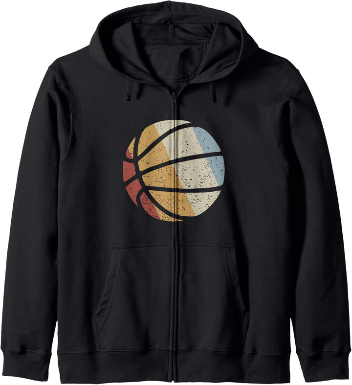 Basketball Retro Style Vintage Kapuzenjacke