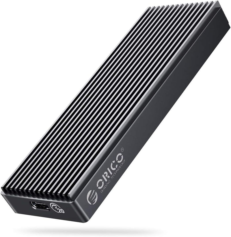 ORICO NVMe M.2 SSD Gehäuse 20Gbps bis zu 2000MB/s, USB 3.2 Gen2x2 USB-C Aluminium NVMe Adapter für P