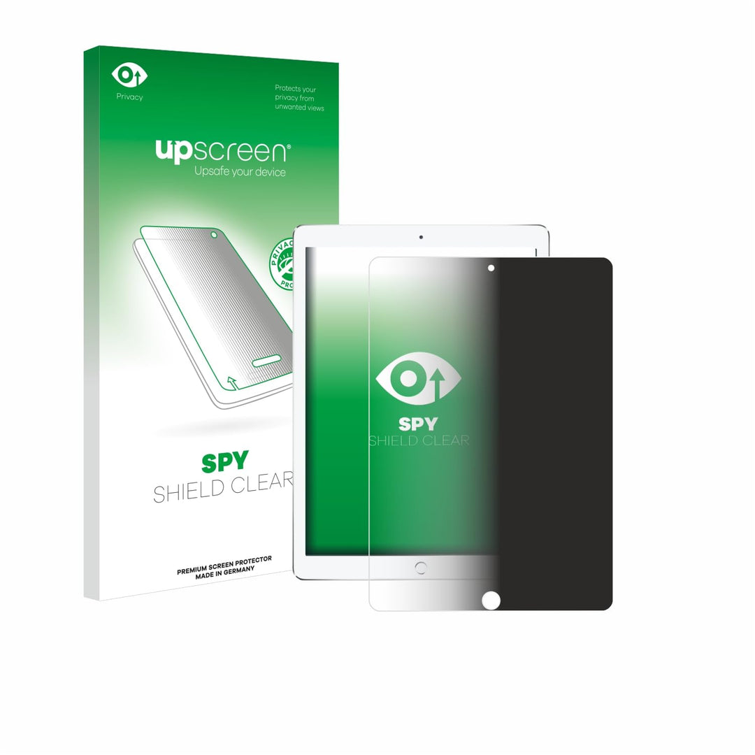 upscreen Anti-Spy Blickschutzfolie für Apple iPad Pro 10.5" 2017 Privacy Screen Displayschutz-Folie