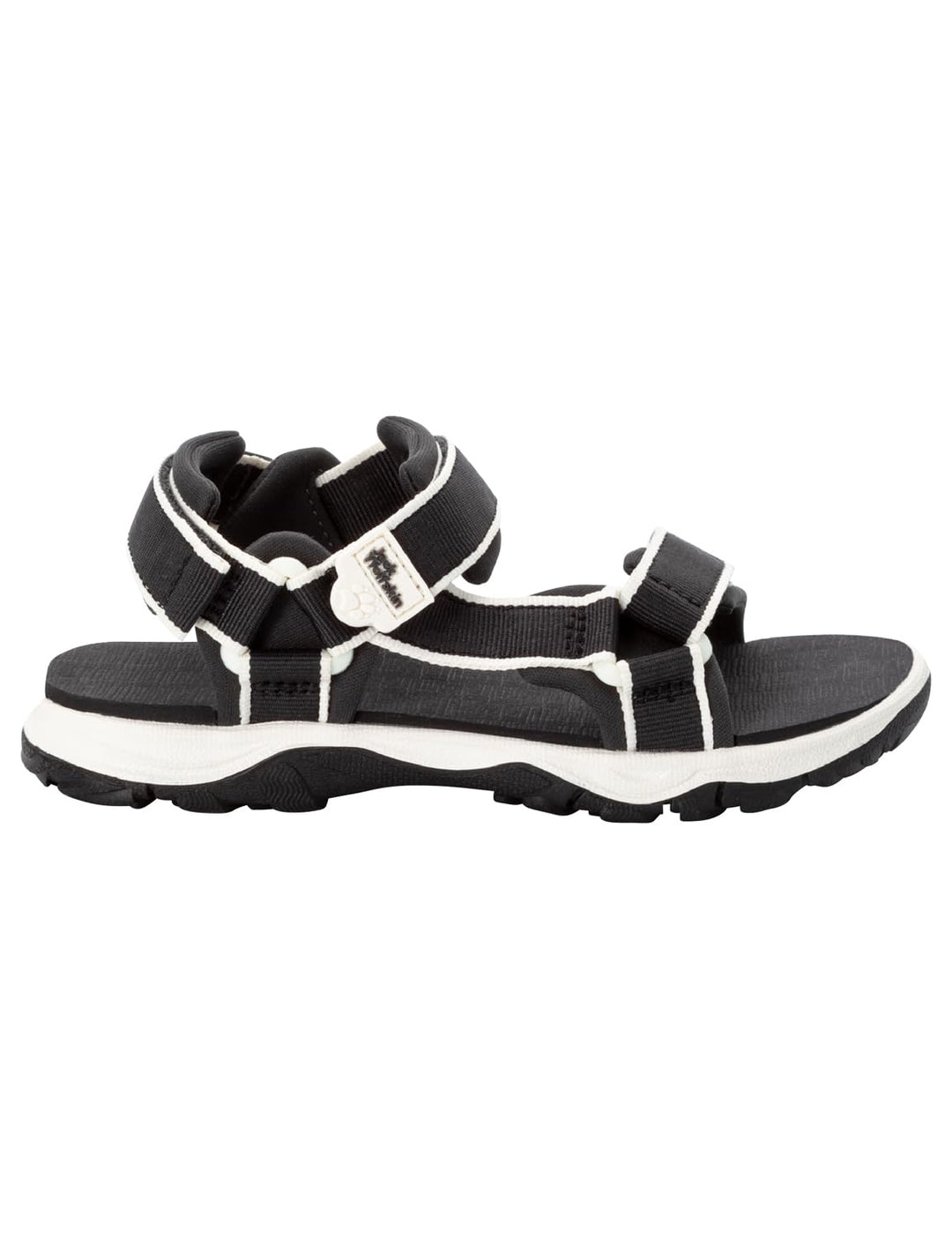Jack Wolfskin Unisex Kinder Seven Seas 3 K Freizeitsandale 36 EU Schwarz, 36 EU Schwarz