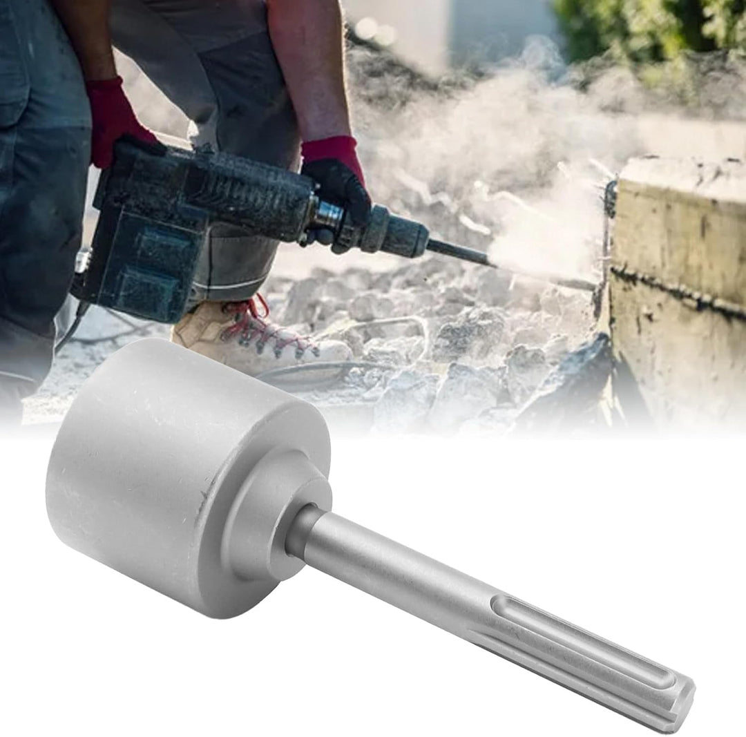 GLOGLOW T-Pfostentreiber, SDS Max Shank T-Pfostentreiberaufsatz, 5 Gruben, Schaft, Stahlzaunpfostent