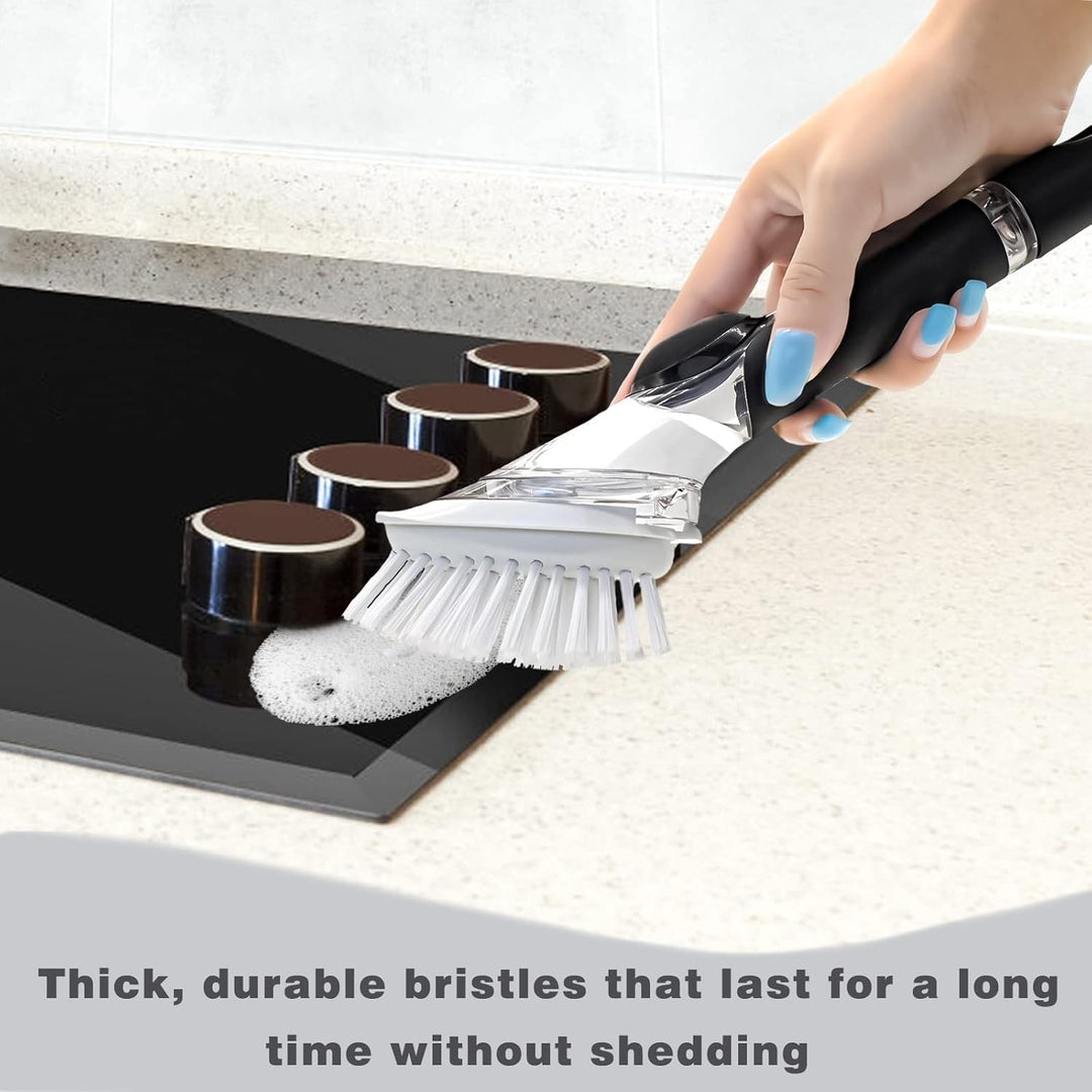 Spülseifenspenderbürste Nachfüllpackungen für OXO Spülbürste – 8 Stück Bürstenkopf Ersatz für Schrub