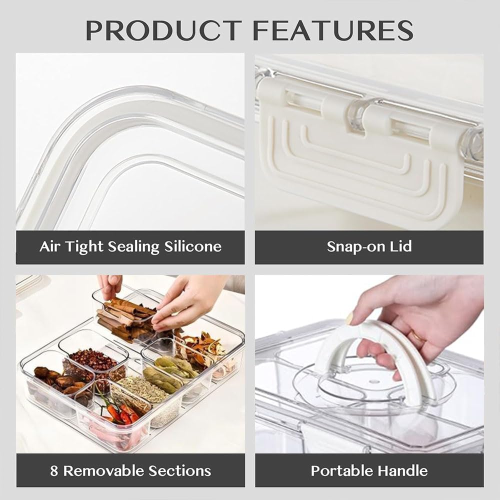 Camping Geschirr Set,Plastikgeschirr mit Edelstahl Campingbesteck,Unzerbrechliches Geschirr Set,Leic