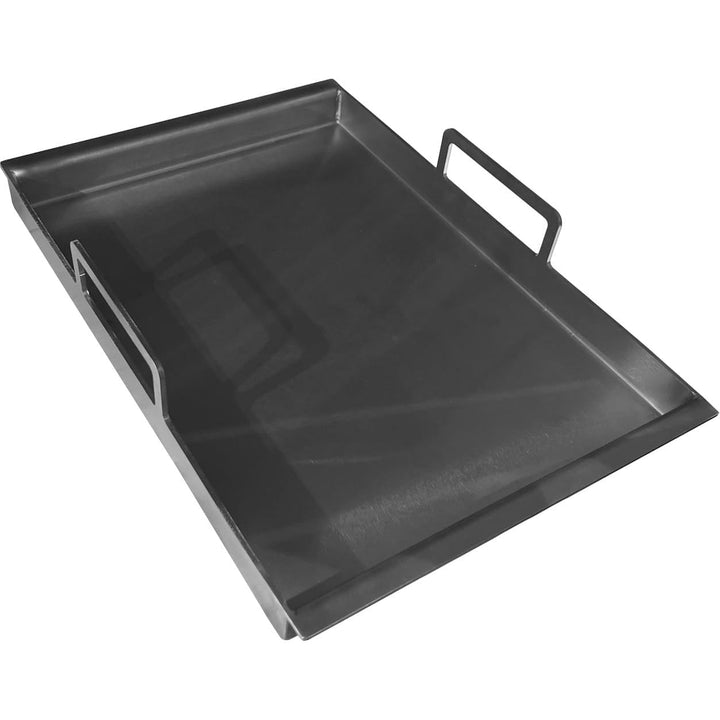 BABOSSA Premium Einsatzpfanne/Plancha kompatibel mit allen Rösle Modellen | 45x23.5cm | Massiv, verz