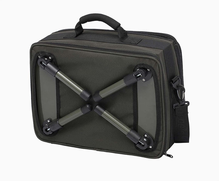Prologic Cruzade Rig Station 36x28x21cm - Bivvy Table + Tackleboxen, Angeltisch für Karpfen Rigs & K