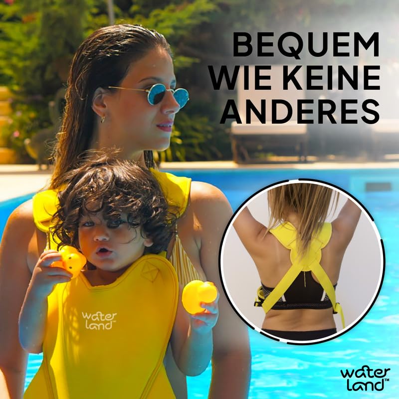 Babytragetücher - Innovativer Tragesitz für Wasser und Land - Wasserdichter Brustgurt für Kleinkinde