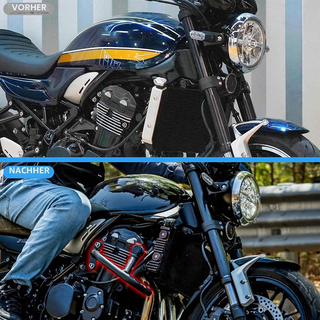 Sturzbügel für Kawasaki Z900RS, Motorrad-Motorschutz, kompatibel mit Z900RS/SE/CAFE (2018-2024), GFA