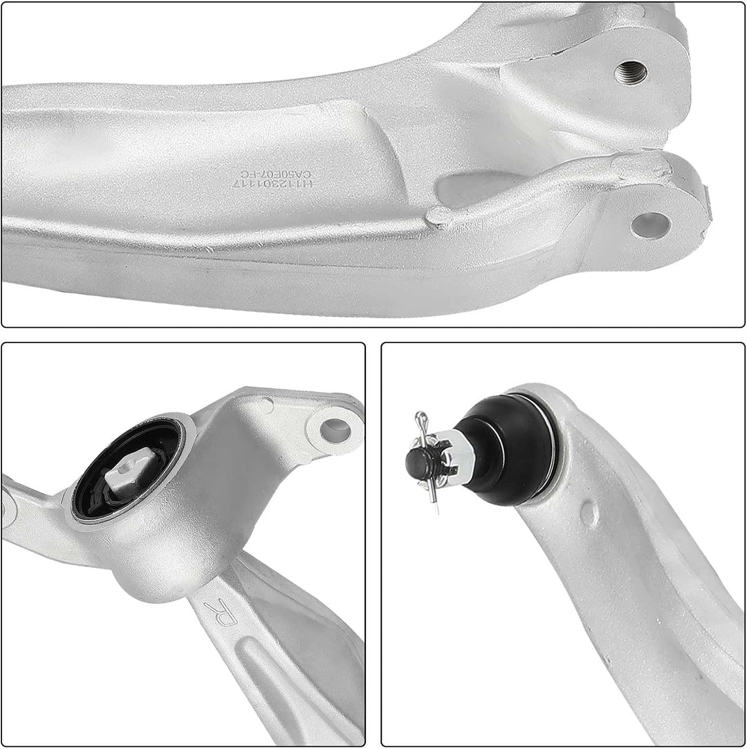 Frankberg 2x Querlenker Vorderachse Unten Kompatibel mit Civic VIII Hatchback FN FK 1.3L-2.2L 2005-2