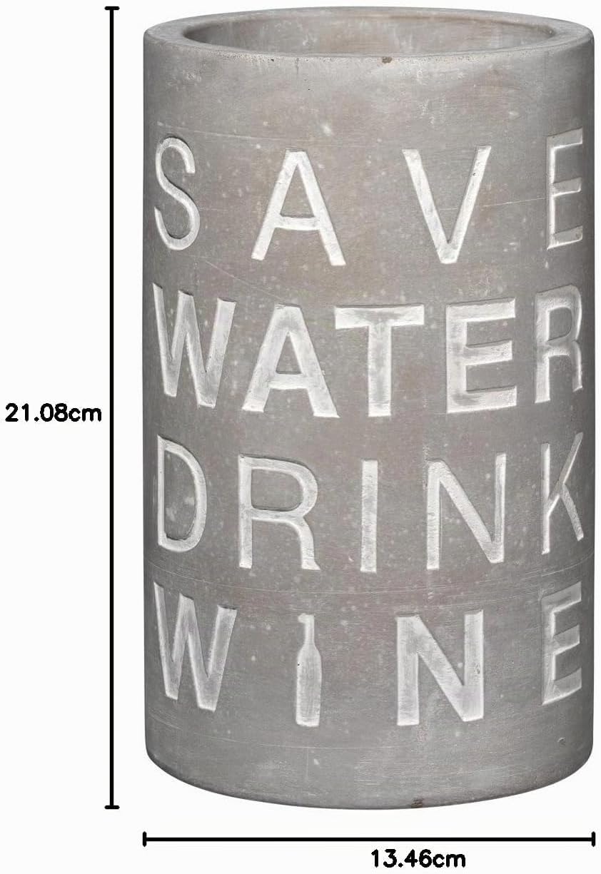 Räder Vino Beton Weinkühler Save Water Drink Wine