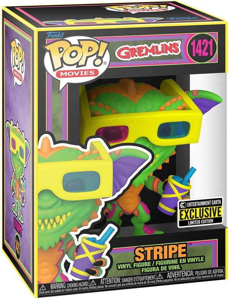 Gremlins Stripe Black Light Pop! Vinyl Figure - Entertainment Earth Exclusive