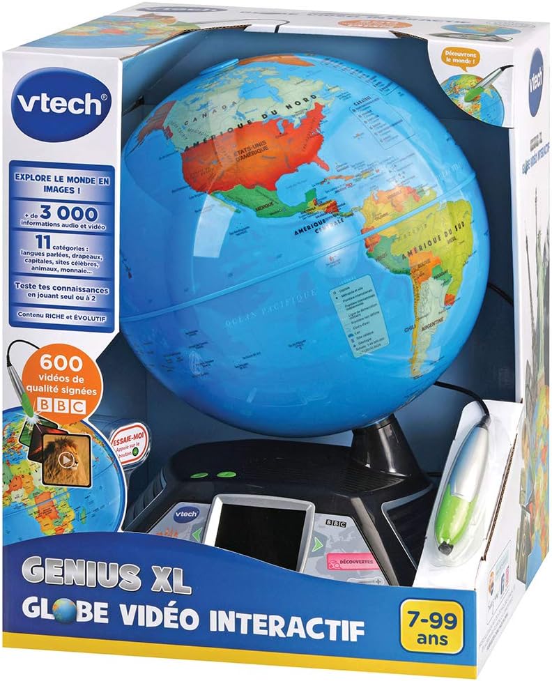 VTECH ELECTRONICS EUROPE BV Genius XL Globe Video klassische Verpackung, klassische Verpackung