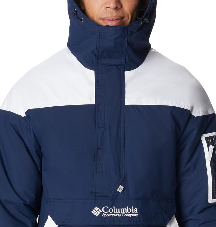 Columbia Herren Challenger Insulated Pullover Winterjacke (1er Pack) XL Collegiate Navy/White, XL Co