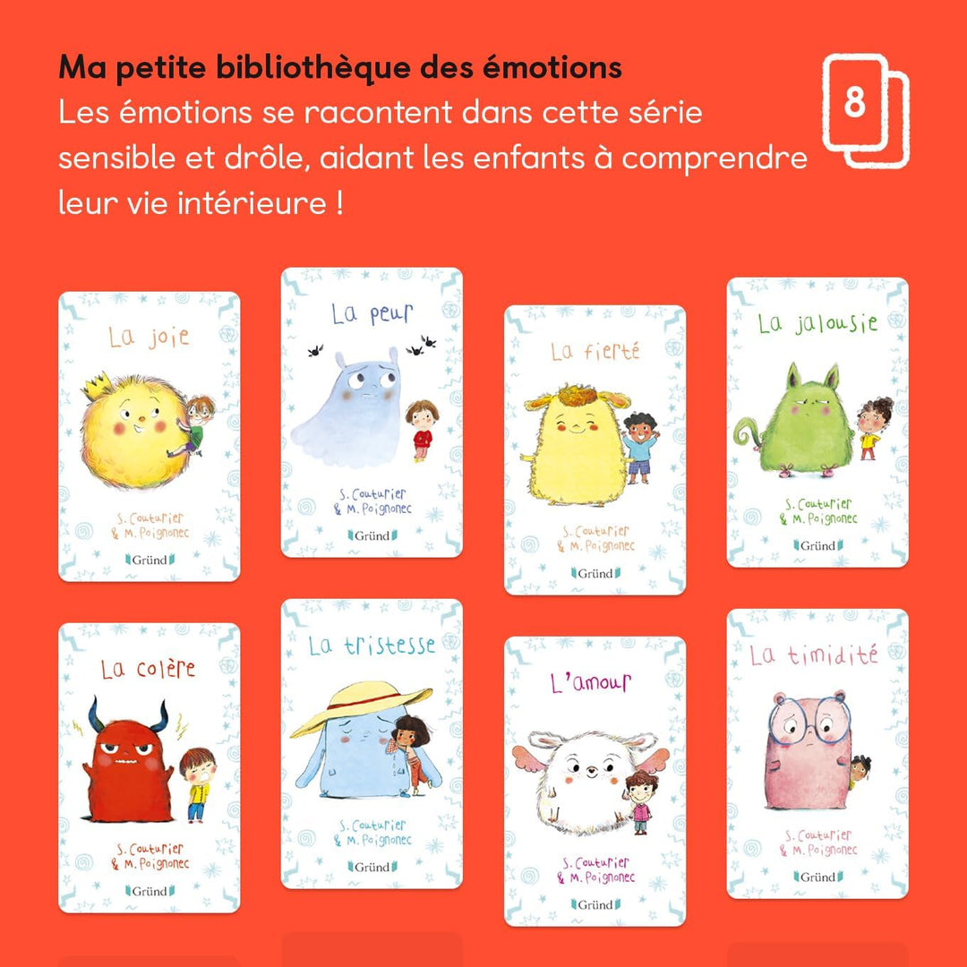 Yoto Die kleine Bibliothek der Emotionen, Hörbuch für Kinder auf Französisch, zum Hören auf Geschich