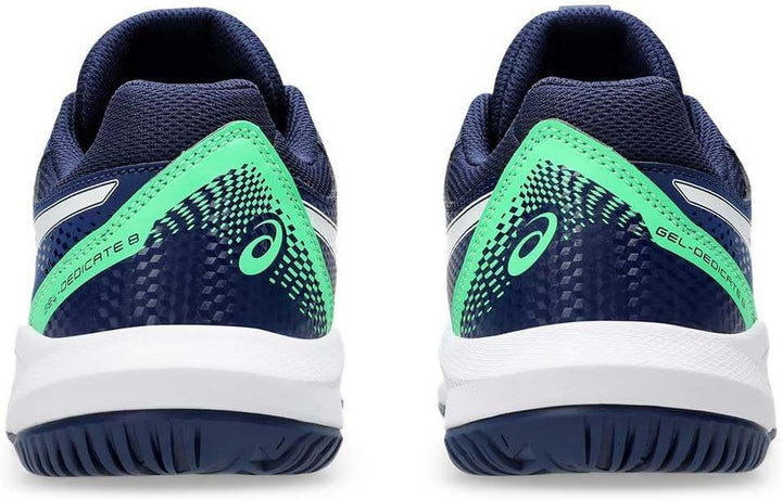 ASICS Jungen Gel-Dedicate 8 Padel Gs Sneaker 32.5 EU Black Tuna Blue, 32.5 EU Black Tuna Blue