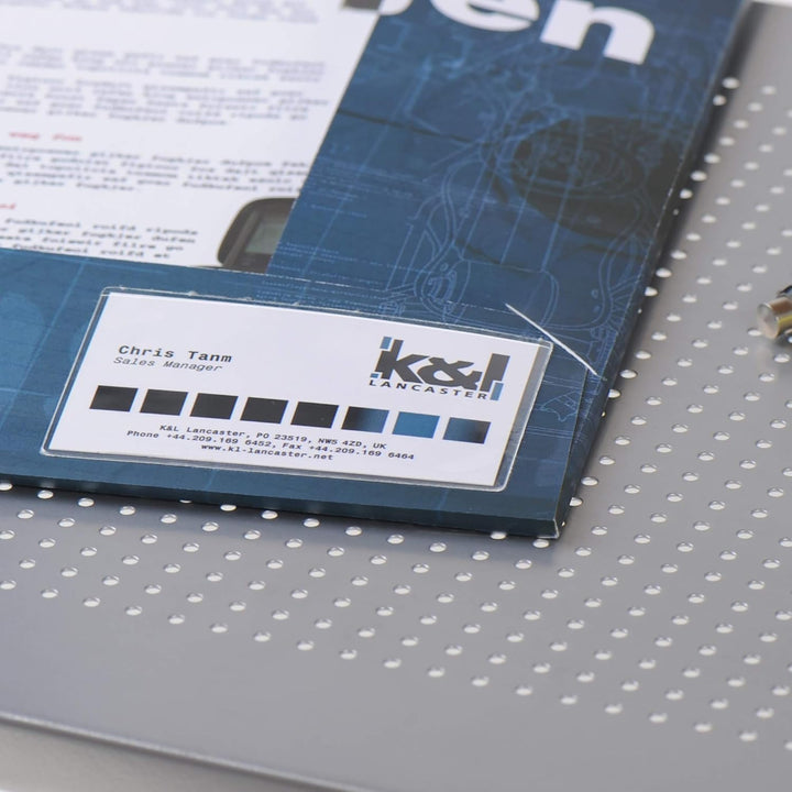 3L Visitenkartentaschen/10114 95x60mm Inh.100 95x60 mm 100 Stück - Öffnung grosse Seite, 95x60 mm 10