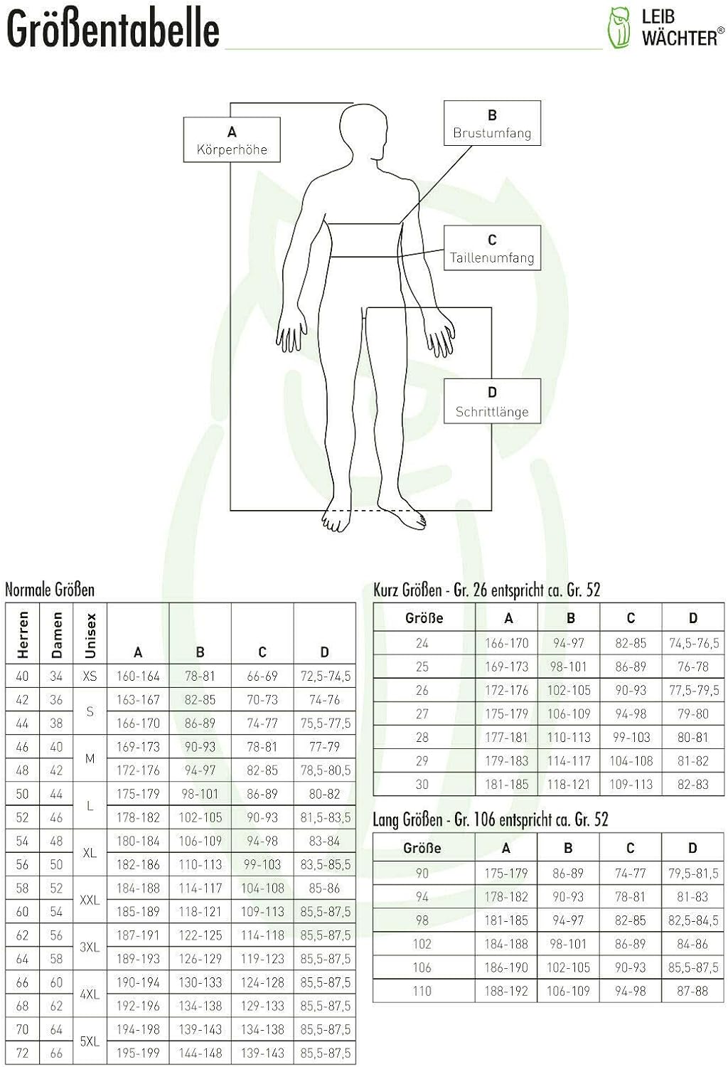 Leibwächter Flex-line Arbeitshose Herren – Bequeme Workwear mit Elastan (Spandex) – 60°C waschbar &