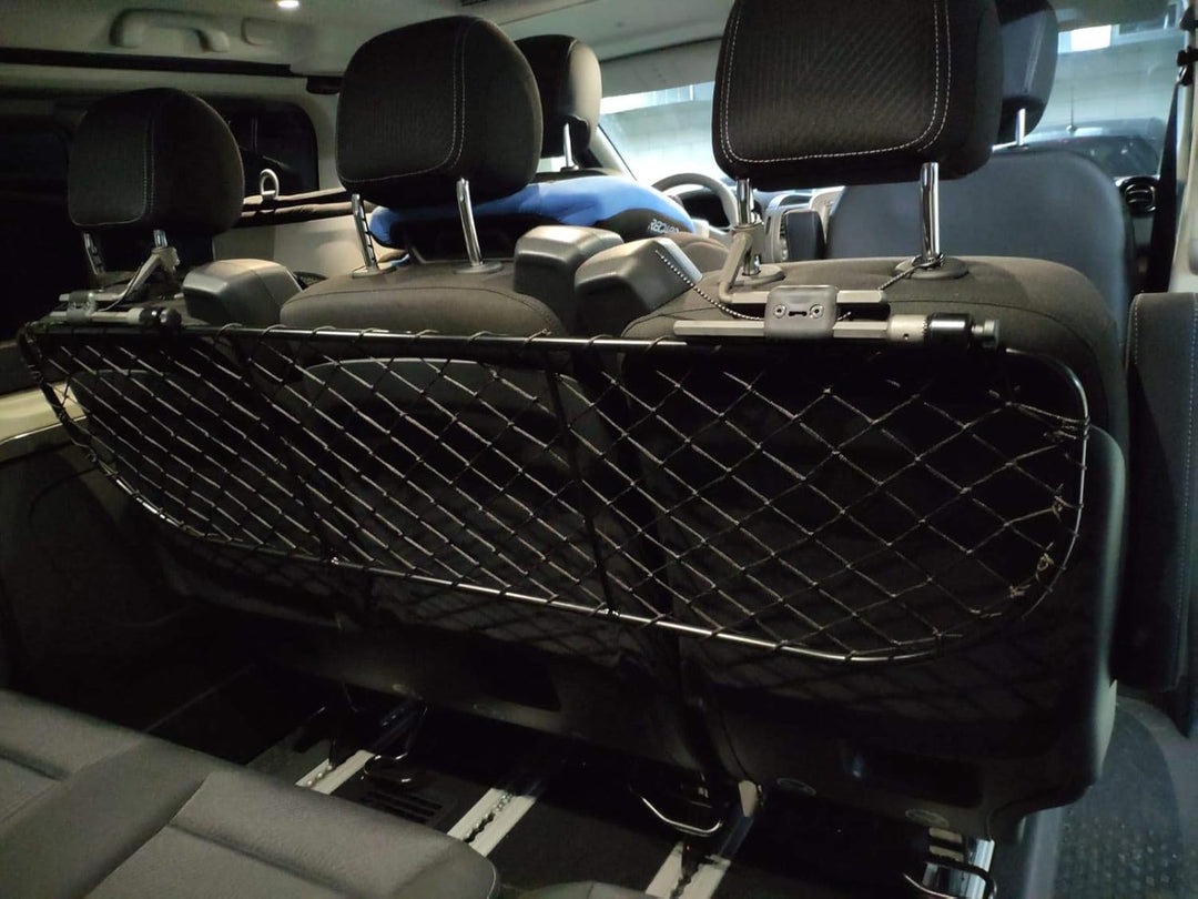 ERGOTECH Trennnetz Trenngitter kompatibel mit Renault Trafic & Opel Vivaro, RDA100-XL16, für Hunde u