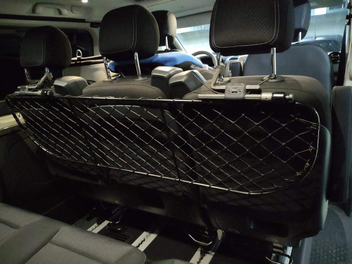 ERGOTECH Trennnetz Trenngitter kompatibel mit Renault Trafic & Opel Vivaro, RDA100-XL16, für Hunde u